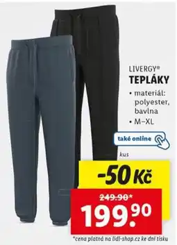 Lidl LIVERGYⓇ Tepláky nabídka