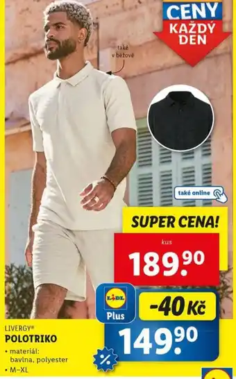 Lidl LIVERGYⓇ Polotriko nabídka