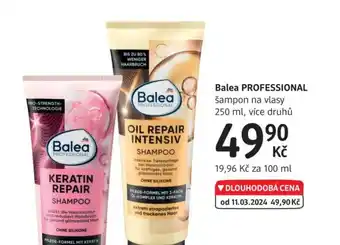 dm drogerie Balea Professional šampon na vlasy nabídka