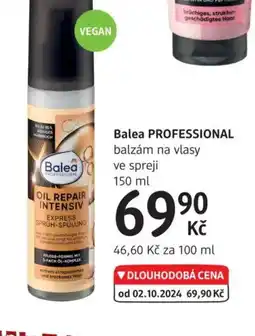 dm drogerie Balea Professional balzám na vlasy nabídka