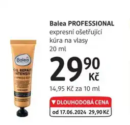 dm drogerie Balea Professional expresní ošetřující kúra na vlasy nabídka