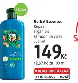 dm drogerie Herbal Essences Repair argan oil šampon na vlasy nabídka