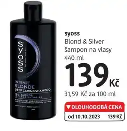 dm drogerie SYOSS Blond & Silver šampon na vlasy nabídka