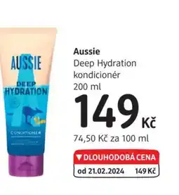 dm drogerie Aussie Deep Hydration kondicionér nabídka