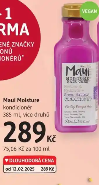 dm drogerie Maui Moisture kondicionér nabídka