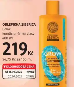 dm drogerie OBLEPIKHA SIBERICA Grow kondicionér na vlasy nabídka