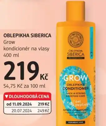 dm drogerie OBLEPIKHA SIBERICA Grow kondicionér na vlasy nabídka