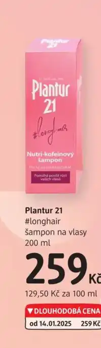 dm drogerie Plantur 21 #longhair šampon na vlasy nabídka