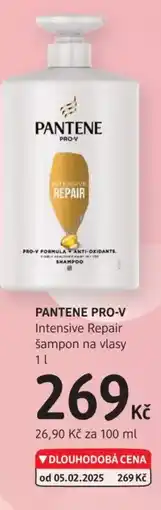 dm drogerie PANTENE PRO-V Intensive Repair šampon na vlasy nabídka