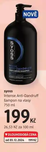 dm drogerie SYOSS Intense Anti-Dandruff šampon na vlasy nabídka