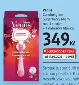 dm drogerie Venus Comfortglide Sugarberry Miami holicí strojek nabídka