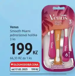 dm drogerie Venus Smooth Miami jednorázová holítka nabídka