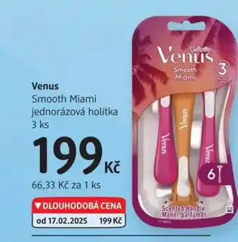 dm drogerie Venus Smooth Miami jednorázová holítka nabídka