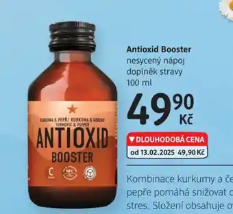 dm drogerie Antioxid Booster nesycený nápoj nabídka