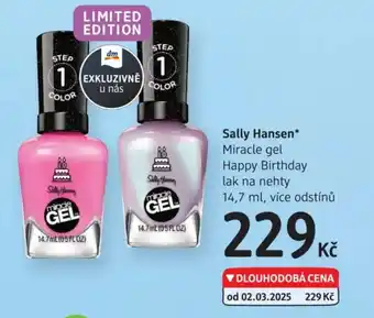 dm drogerie Sally Hansen Miracle gel nabídka