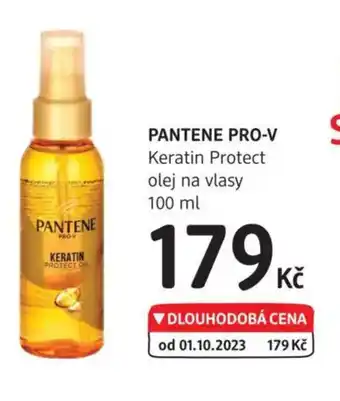 dm drogerie PANTENE PRO-V Keratin Protect olej na vlasy nabídka