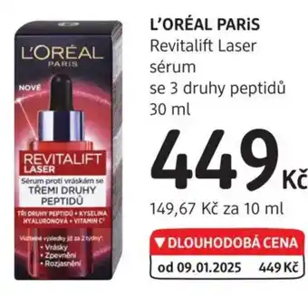 dm drogerie L'ORÉAL PARIS Revitalift Laser sérum nabídka