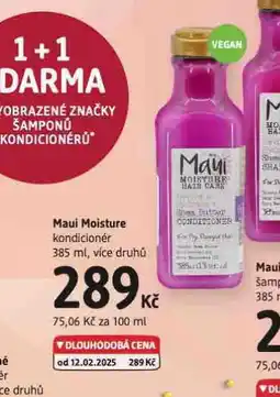 dm drogerie Maui moisture kondicioner nabídka