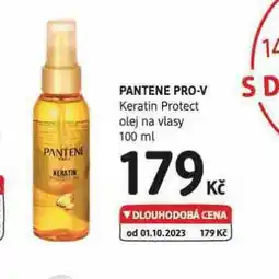 dm drogerie Pantene pro v olej na vlasy nabídka