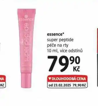 dm drogerie Essence super peptide péče o rty nabídka