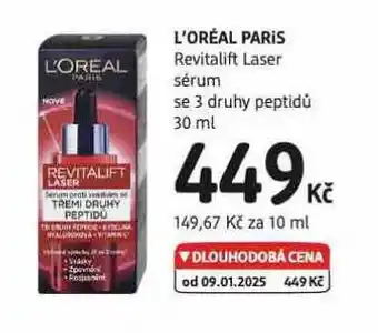 dm drogerie Loreal parsis sérum nabídka