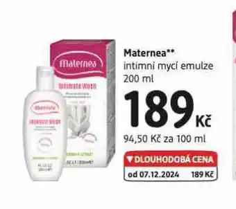 dm drogerie Materna intimní mycí emulze nabídka