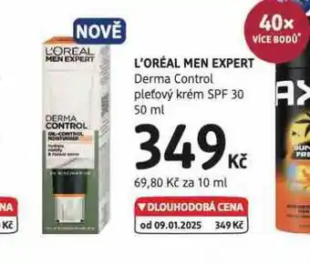 dm drogerie Loreal men expert pleťový krém nabídka