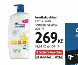 dm drogerie Head&shoulders šampon nabídka