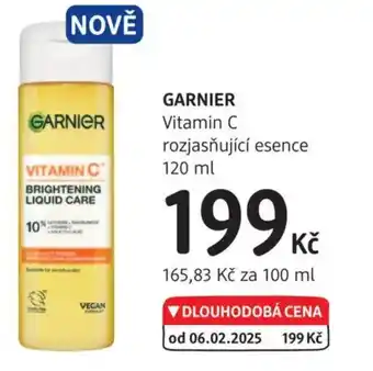 dm drogerie GARNIER Vitamin C rozjasňující esence nabídka