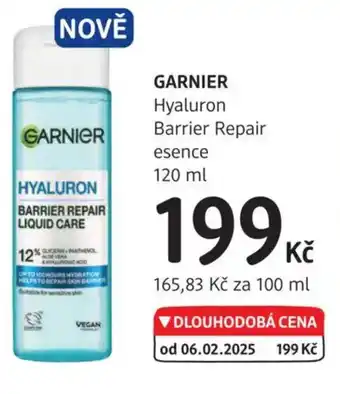 dm drogerie GARNIER Hyaluron Barrier Repair esence nabídka