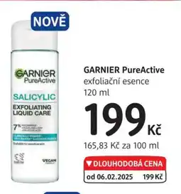 dm drogerie GARNIER PureActive exfoliační esence nabídka