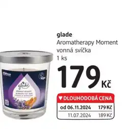 dm drogerie GLADE Aromatherapy Moment vonná svíčka nabídka