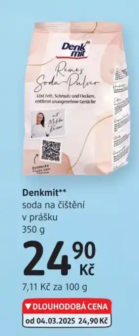 dm drogerie Denkmit soda na čištění v prášku nabídka