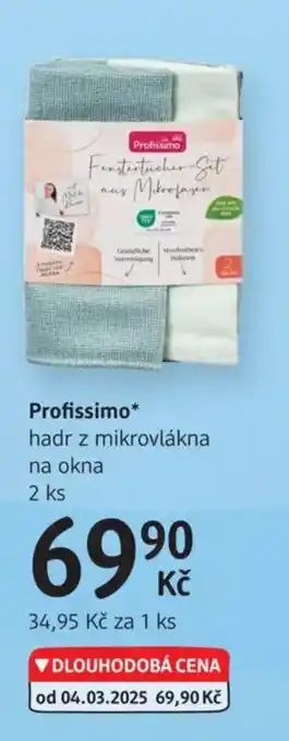 dm drogerie Profissimo hadr z mikrovlákna nabídka