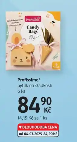 dm drogerie Profissimo pytlík na sladkosti nabídka