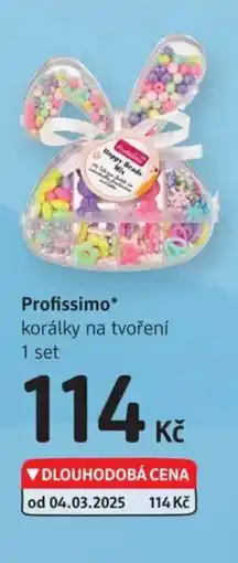 dm drogerie Profissimo korálky na tvoření nabídka