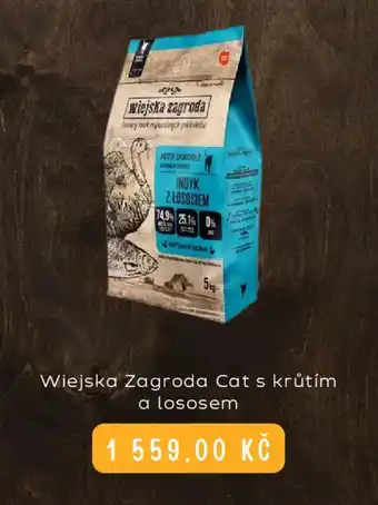 Zoohit Wiejska Zagroda Cat s krůtím a lososem nabídka