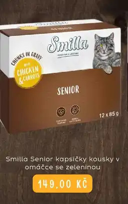 Zoohit Smilla Senior kapsičky kousky v omáčce se zeleninou nabídka