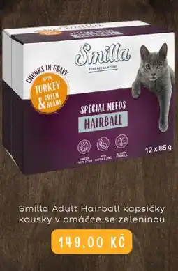 Zoohit Smilla Adult Hairball kapsičky kousky v omáčce se zeleninou nabídka