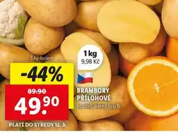 Lidl Brambory přílohové nabídka