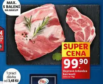 Lidl Vepřová krkovice bez kosti nabídka