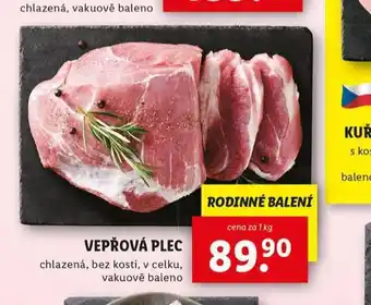 Lidl Vepřová plec nabídka