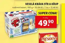 Lidl Veselá kráva sýr a křup nabídka