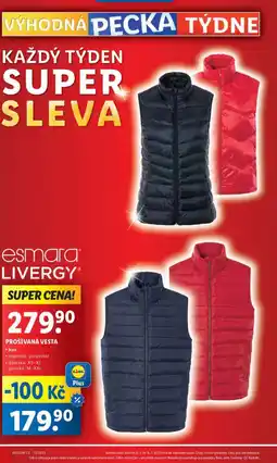 Lidl Dámská vesta nabídka