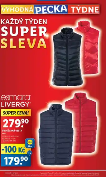 Lidl Dámská vesta nabídka