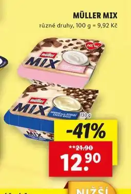 Lidl Müller mix nabídka