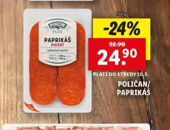 Lidl Paprikáš nabídka