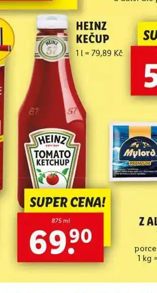 Lidl Heinz kečup nabídka