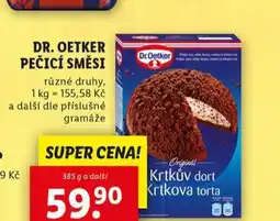 Lidl Dr. oetker pečící směsi nabídka