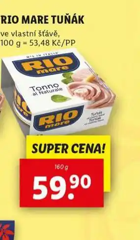 Lidl Rio mare tuňák nabídka